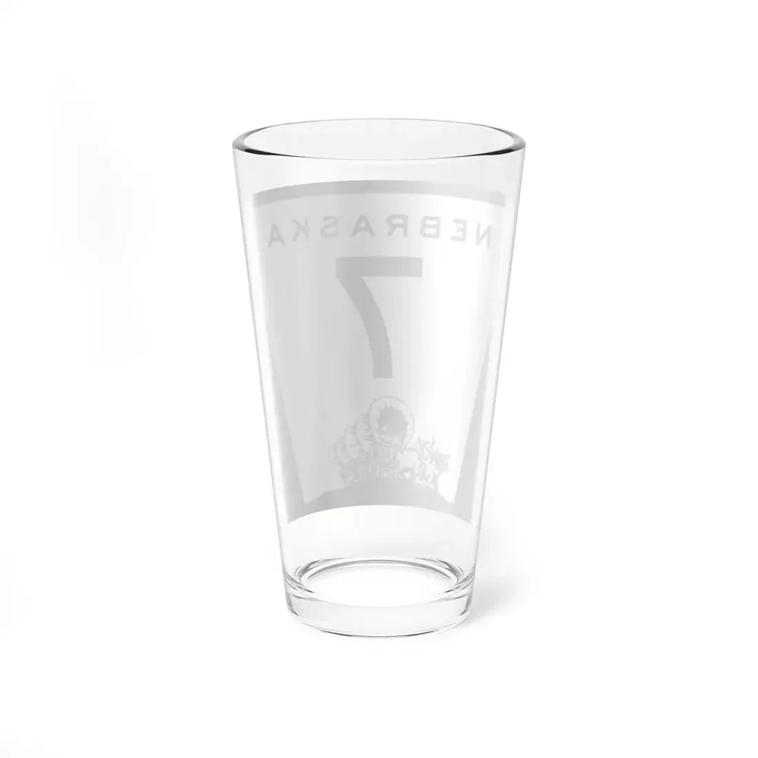 N-7 (Nebraska) (Road Sign) Pint Glss 16oz - Go Mug Yourself