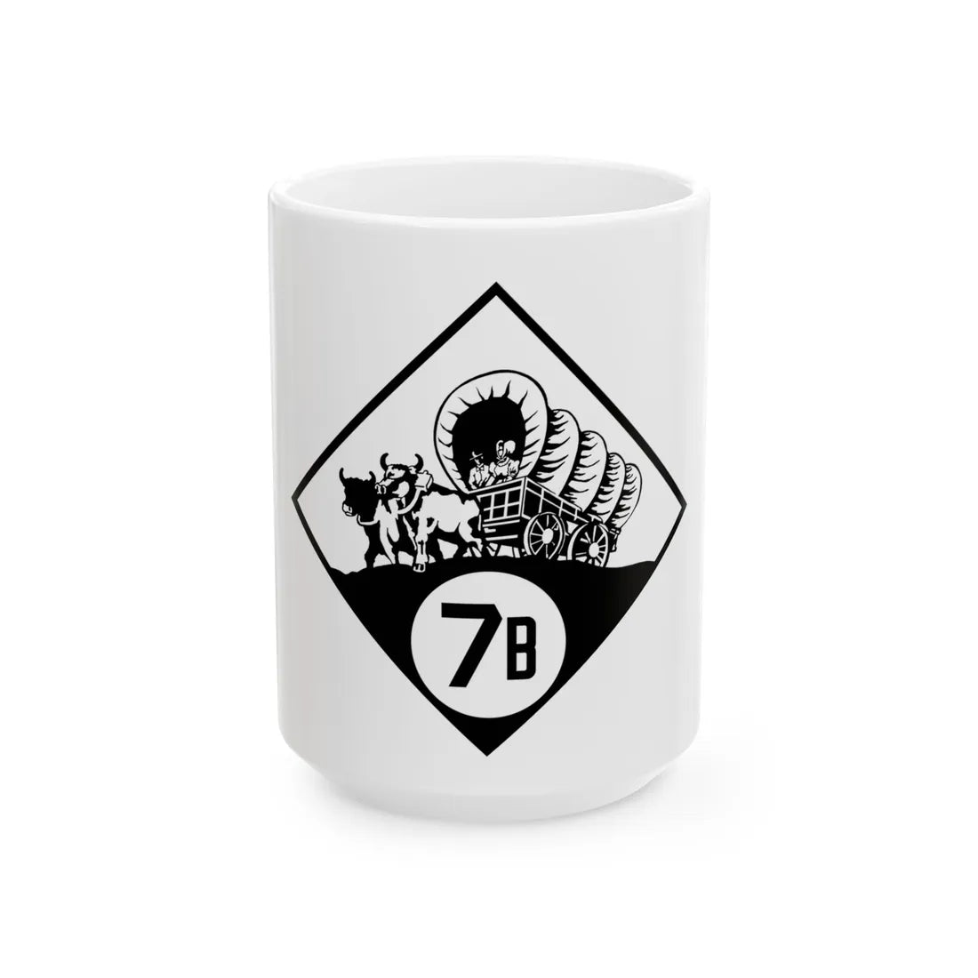 N-7B 1926 (Nebraska) (Road Sign) White Coffee Mug 15oz - Go Mug Yourself