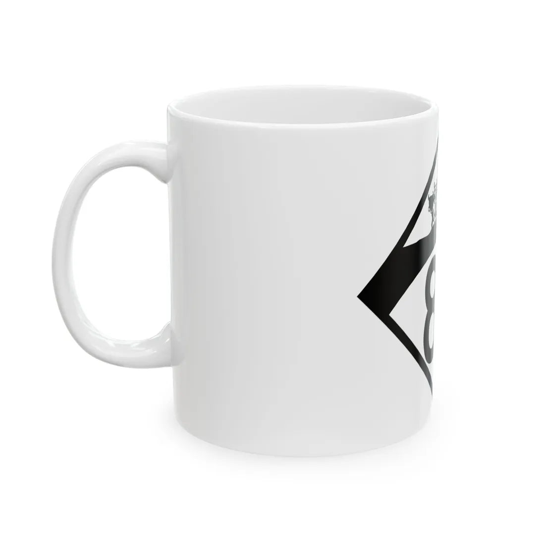 N-89 1950 (Nebraska) (Road Sign) White Coffee Mug - Go Mug Yourself