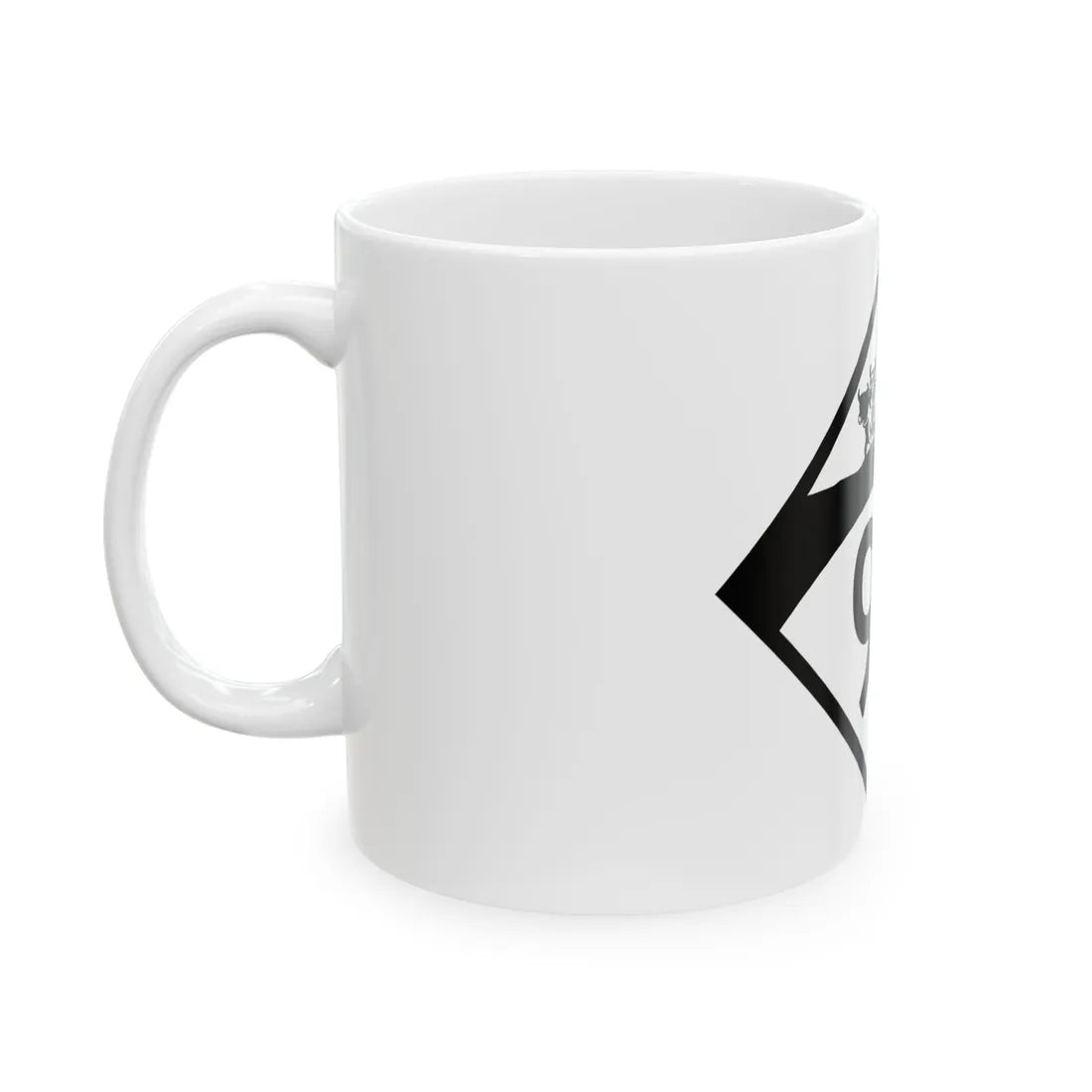 N-90 1950 (Nebraska) (Road Sign) White Coffee Mug - Go Mug Yourself