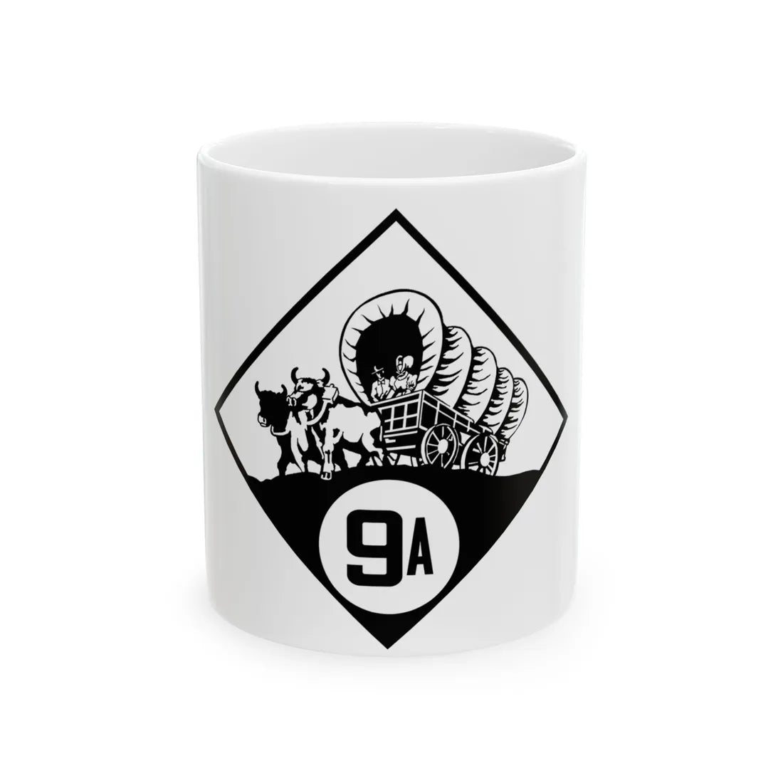 N-9A 1926 (Nebraska) (Road Sign) White Coffee Mug 11oz - Go Mug Yourself