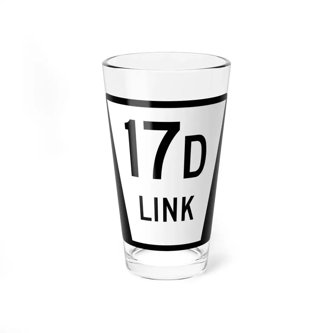 N LINK 17D (Nebraska) (Road Sign) Pint Glss 16oz 16oz - Go Mug Yourself