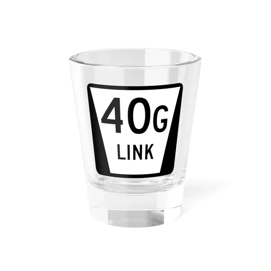 N LINK 40G (Nebraska) (Road Sign) Shot Glass 1.5oz 1.5oz - Go Mug Yourself