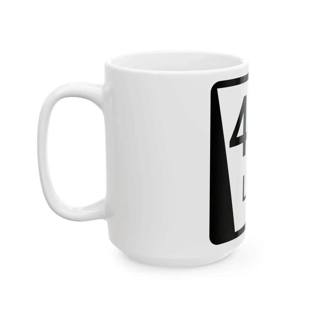 N LINK 44C (Nebraska) (Road Sign) White Coffee Mug - Go Mug Yourself