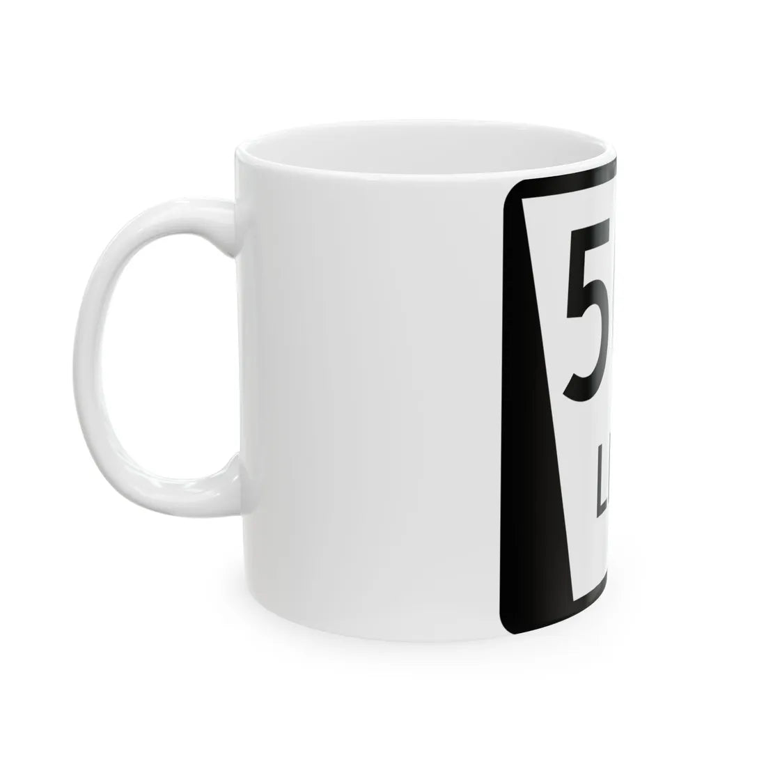 N LINK 50A (Nebraska) (Road Sign) White Coffee Mug - Go Mug Yourself