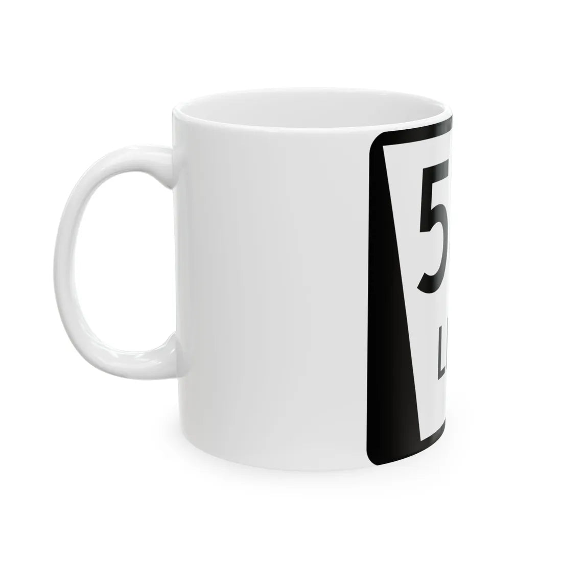 N LINK 53B (Nebraska) (Road Sign) White Coffee Mug - Go Mug Yourself
