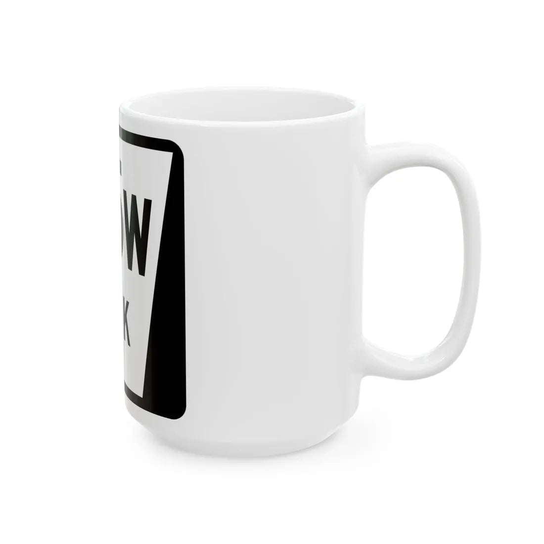 N LINK 55W (Nebraska) (Road Sign) White Coffee Mug - Go Mug Yourself