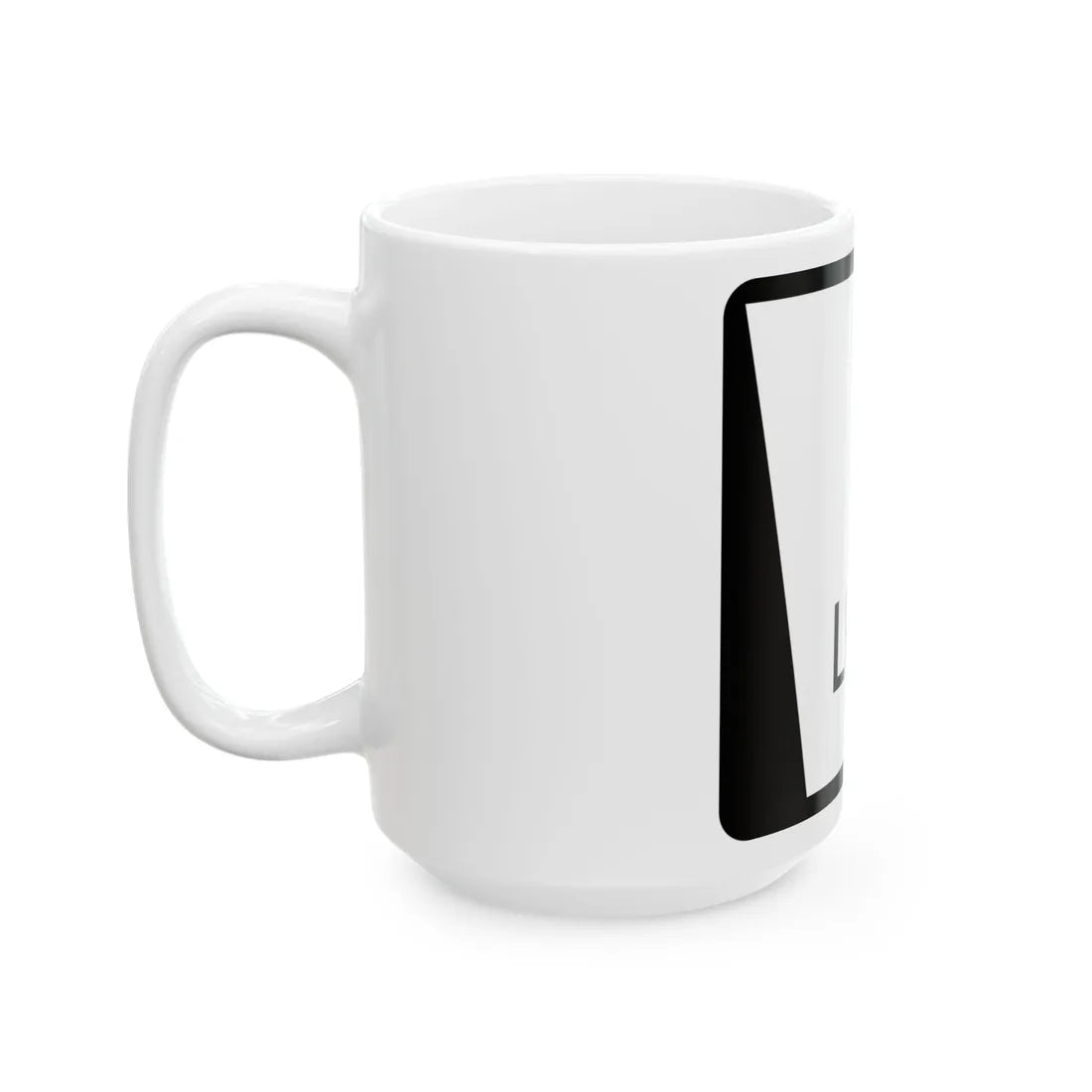 N LINK Blank (Nebraska) (Road Sign) White Coffee Mug - Go Mug Yourself