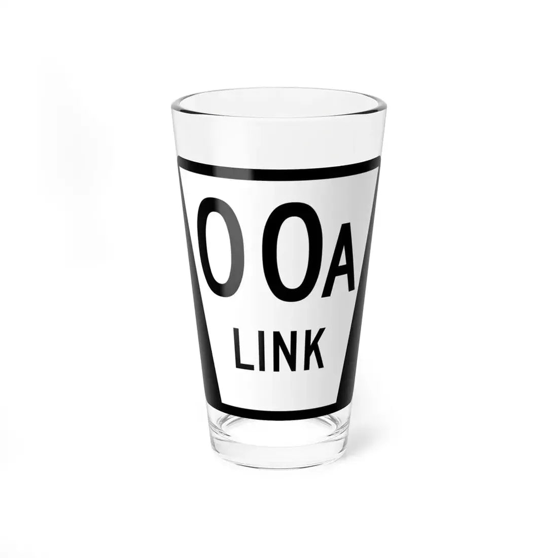 N LINK template (Nebraska) (Road Sign) Pint Glss 16oz 16oz - Go Mug Yourself