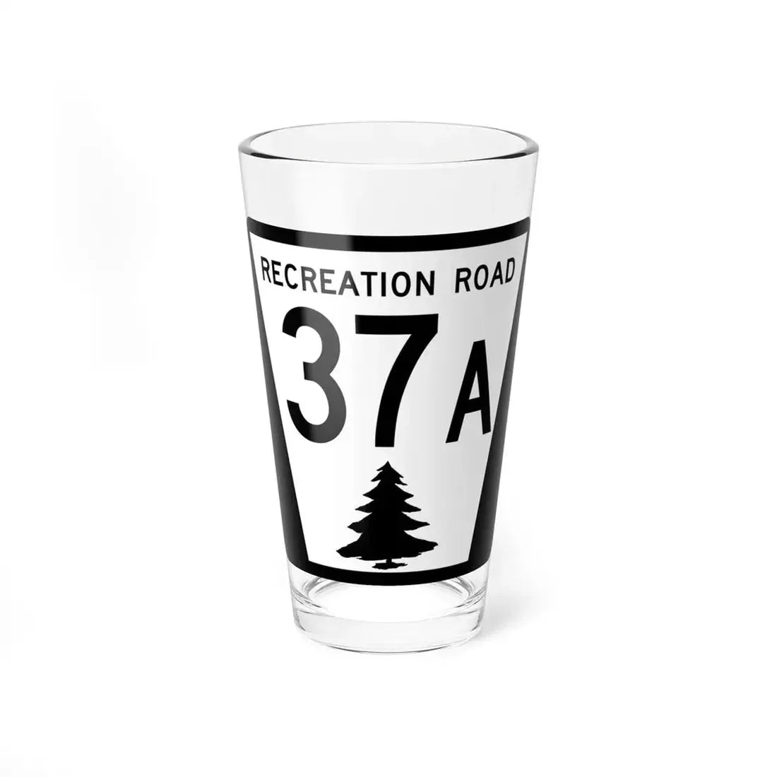 N REC 37A (Nebraska) (Road Sign) Pint Glss 16oz 16oz - Go Mug Yourself