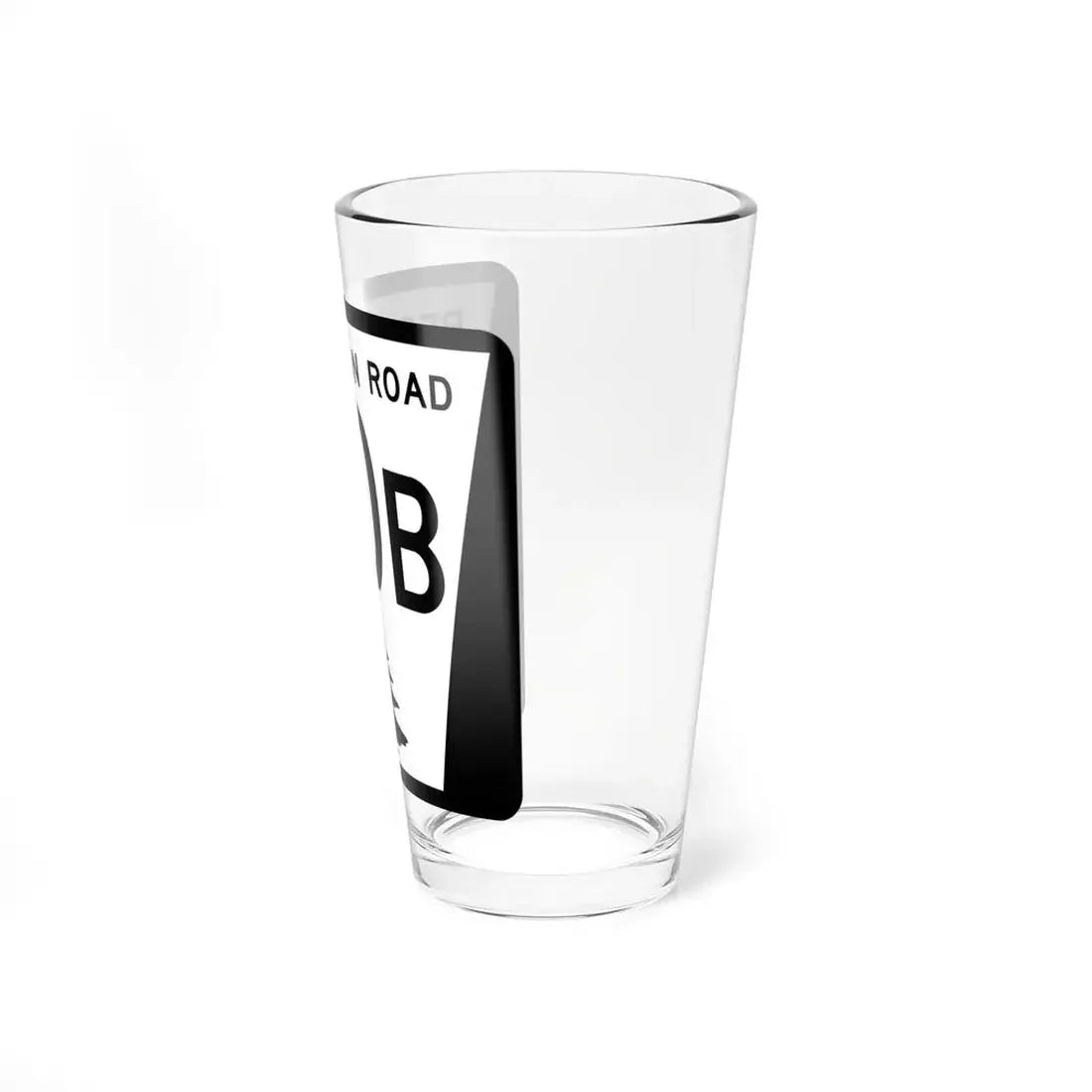 N REC 50B (Nebraska) (Road Sign) Pint Glss 16oz - Go Mug Yourself