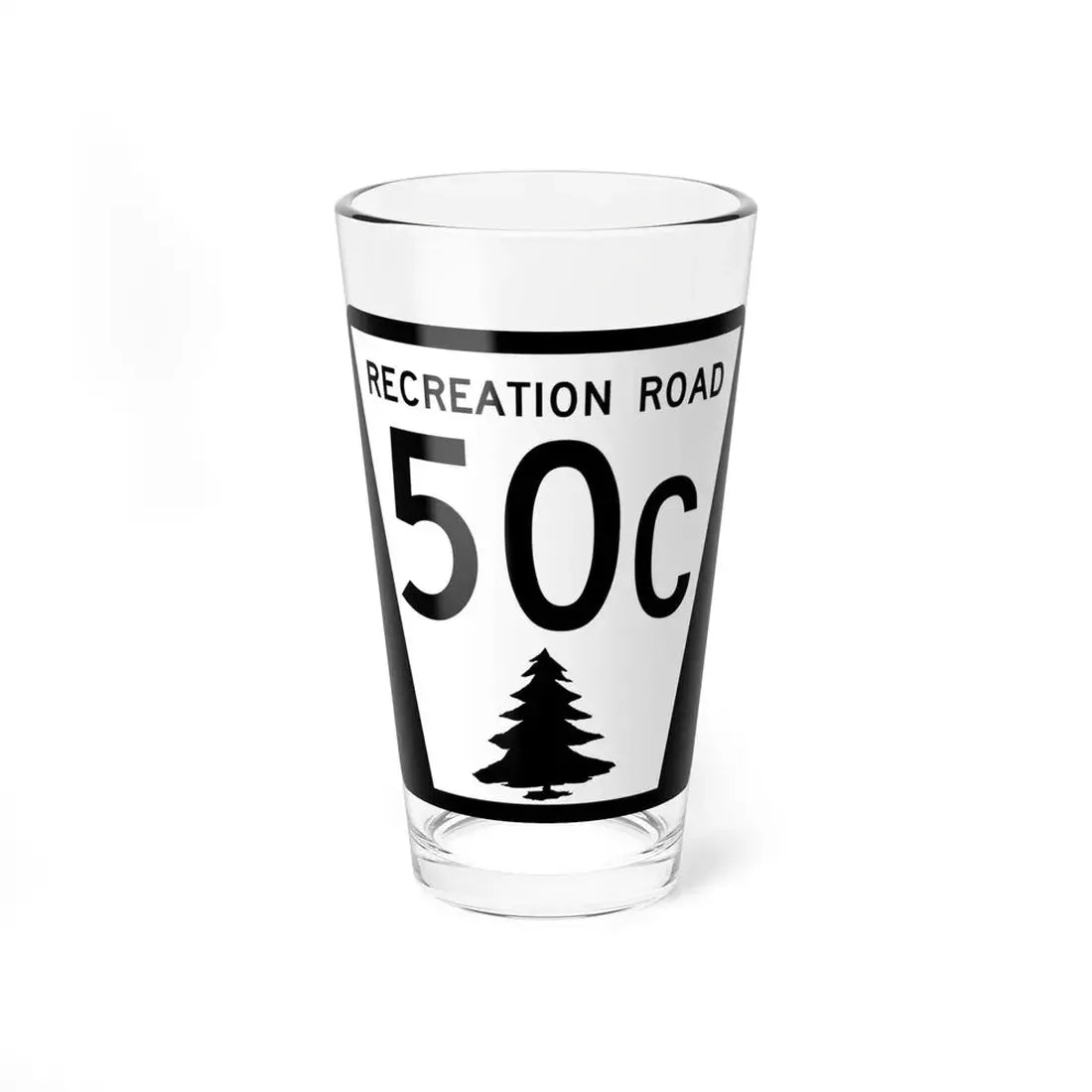 N REC 50C (Nebraska) (Road Sign) Pint Glss 16oz 16oz - Go Mug Yourself