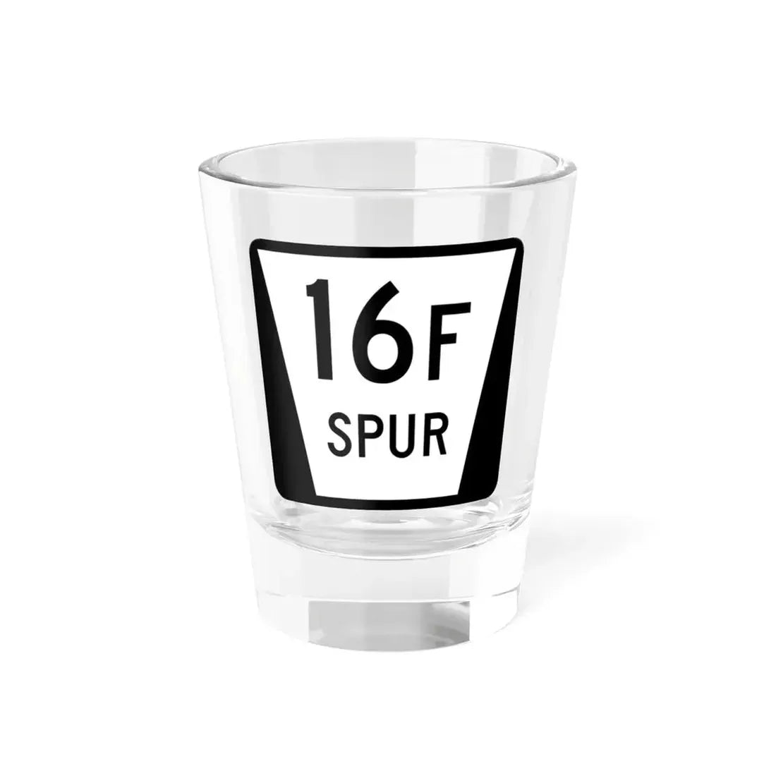 N SPUR 16F (Nebraska) (Road Sign) Shot Glass 1.5oz 1.5oz - Go Mug Yourself