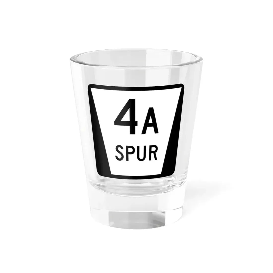 N SPUR 4A (Nebraska) (Road Sign) Shot Glass 1.5oz 1.5oz - Go Mug Yourself