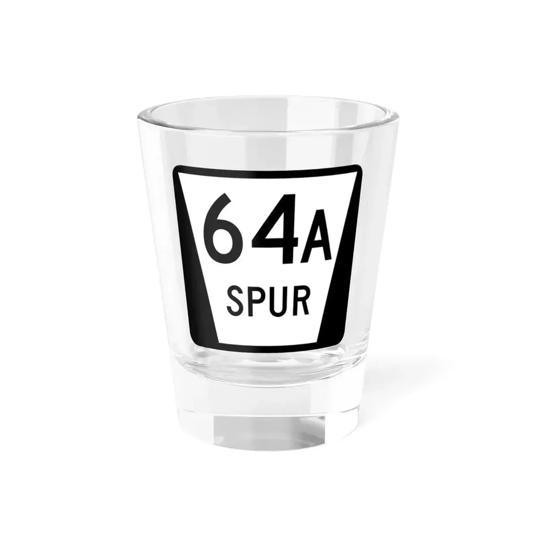 N SPUR 64A (Nebraska) (Road Sign) Shot Glass 1.5oz 1.5oz - Go Mug Yourself