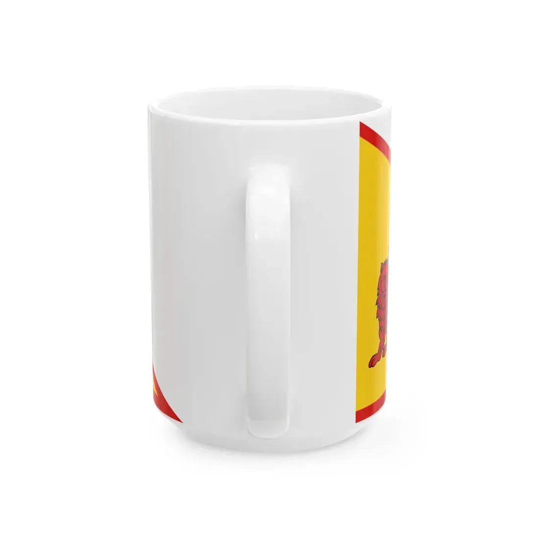 Nader Shah Flag (Iran) White Coffee Mug - Go Mug Yourself