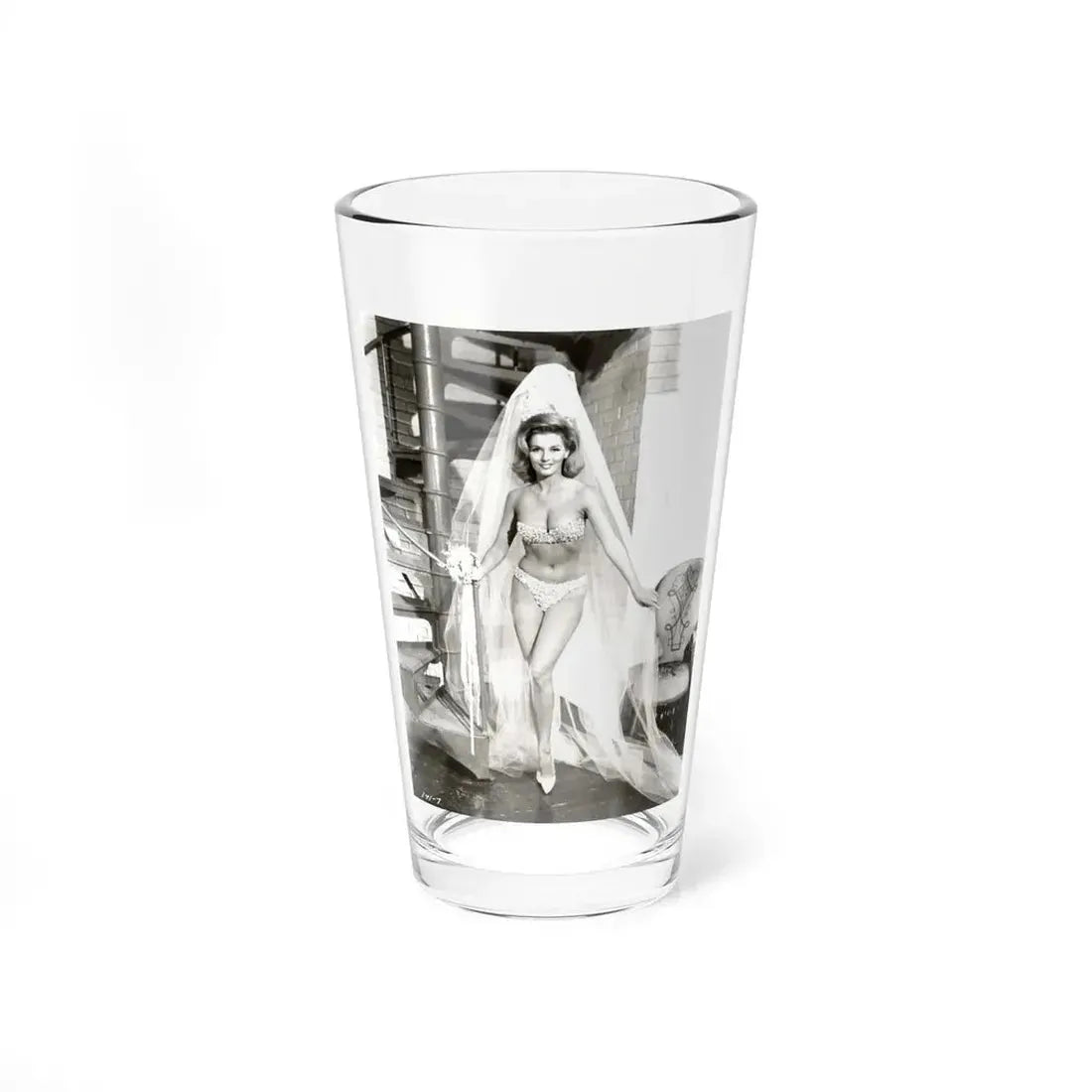 Nancy Kovack #56 (Vintage Female Icon) Pint Glass 16oz 16oz - Go Mug Yourself