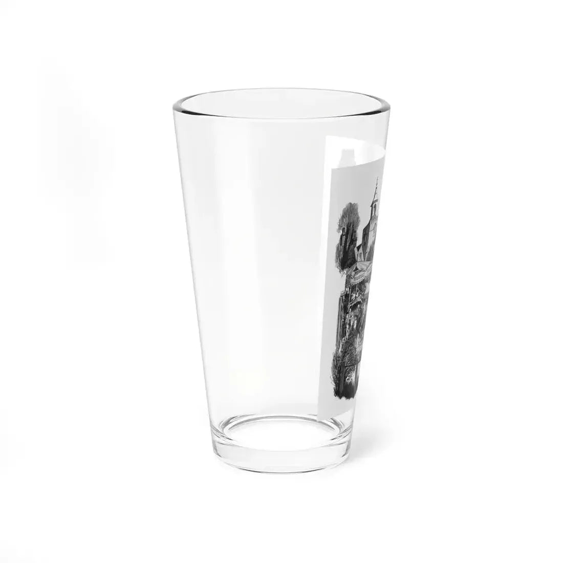Nandi And The Goldfish by Cledwyn Hughes, Woman's Journal, 1962 (Magazine Illustration) Pint Glass 16oz - Go Mug Yourself