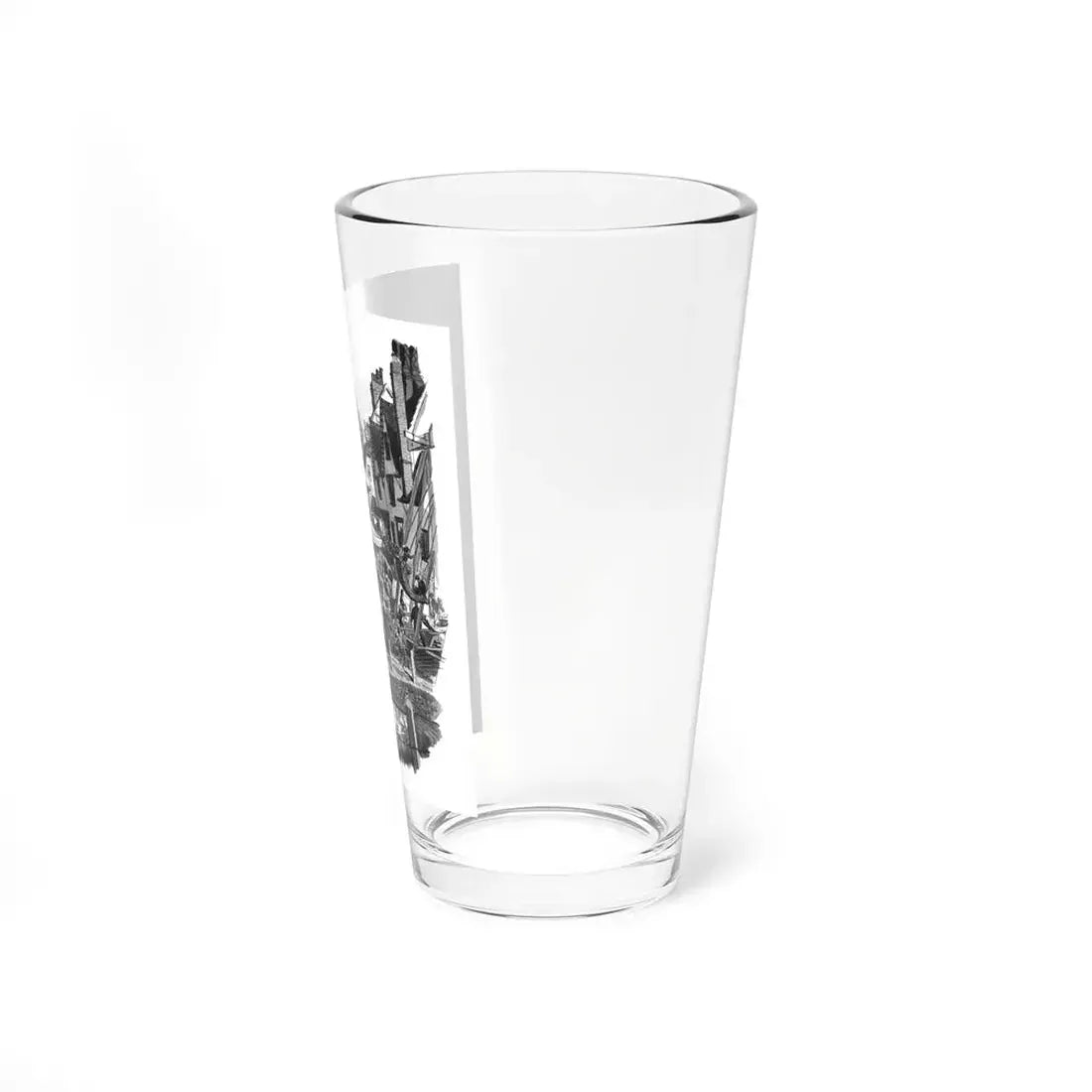 Nandi And The Goldfish by Cledwyn Hughes, Woman's Journal, 1962 (Magazine Illustration) Pint Glass 16oz - Go Mug Yourself