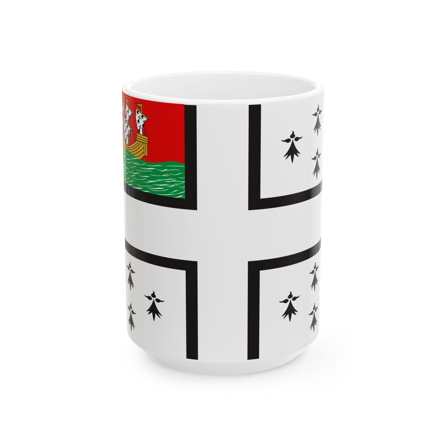 Nantes (Belgium) White Coffee Mug-15oz-Go Mug Yourself