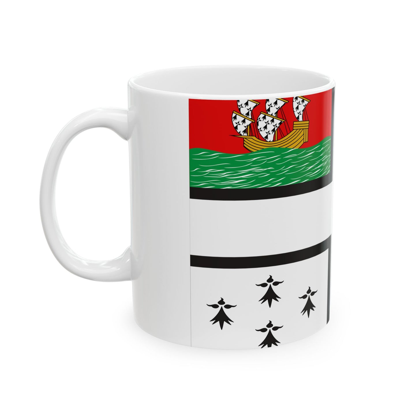 Nantes (Belgium) White Coffee Mug-Go Mug Yourself