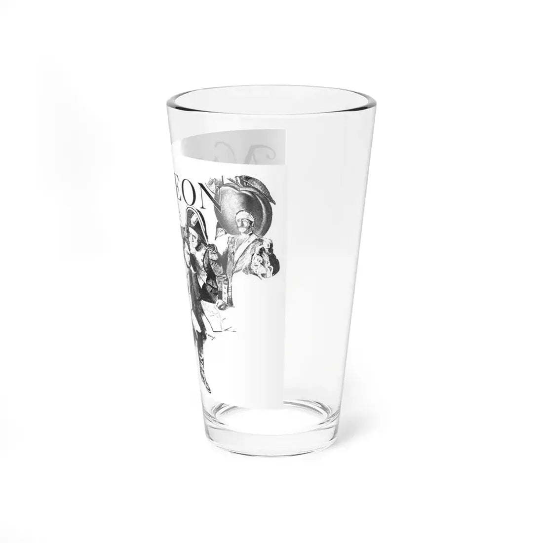 Napoleon and the Peach (Magazine Illustration) Pint Glass 16oz - Go Mug Yourself