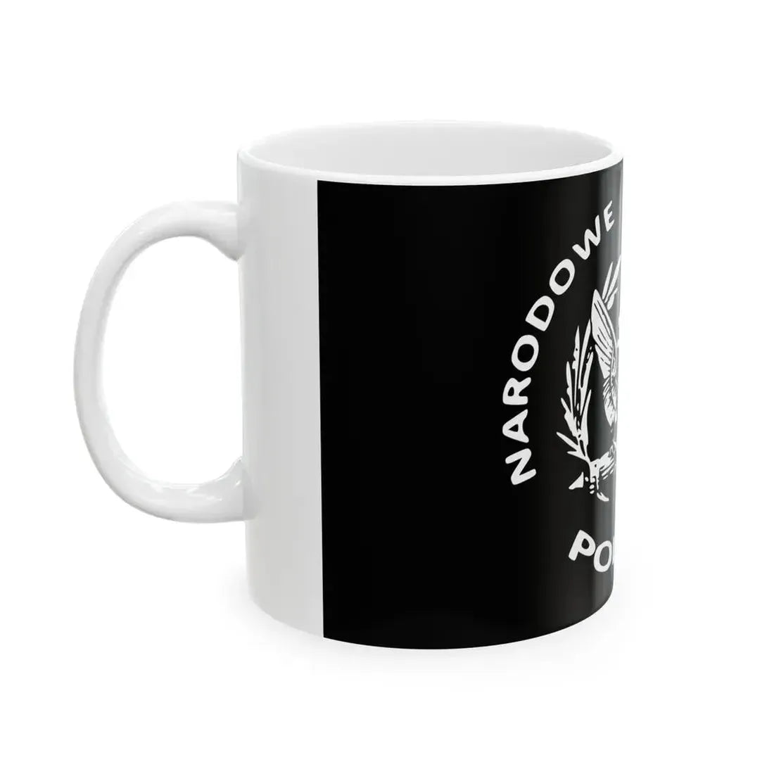 Narodowe Odrodzenie Polski Eagle Flag (Poland) White Coffee Mug - Go Mug Yourself