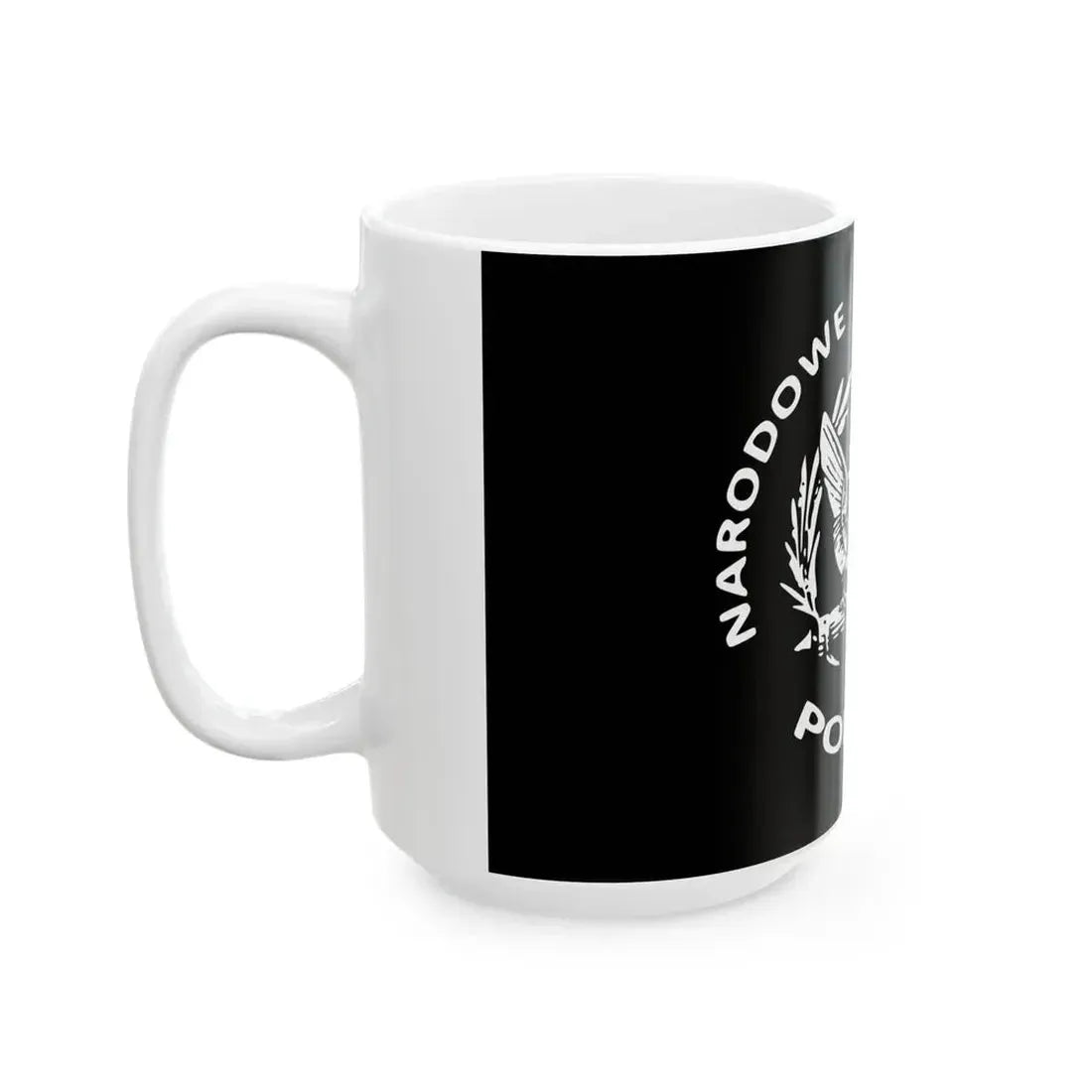 Narodowe Odrodzenie Polski Eagle Flag (Poland) White Coffee Mug - Go Mug Yourself