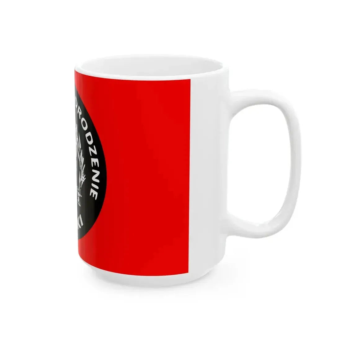 Narodowe Odrodzenie Polski Eagle Flag (Poland) White Coffee Mug - Go Mug Yourself