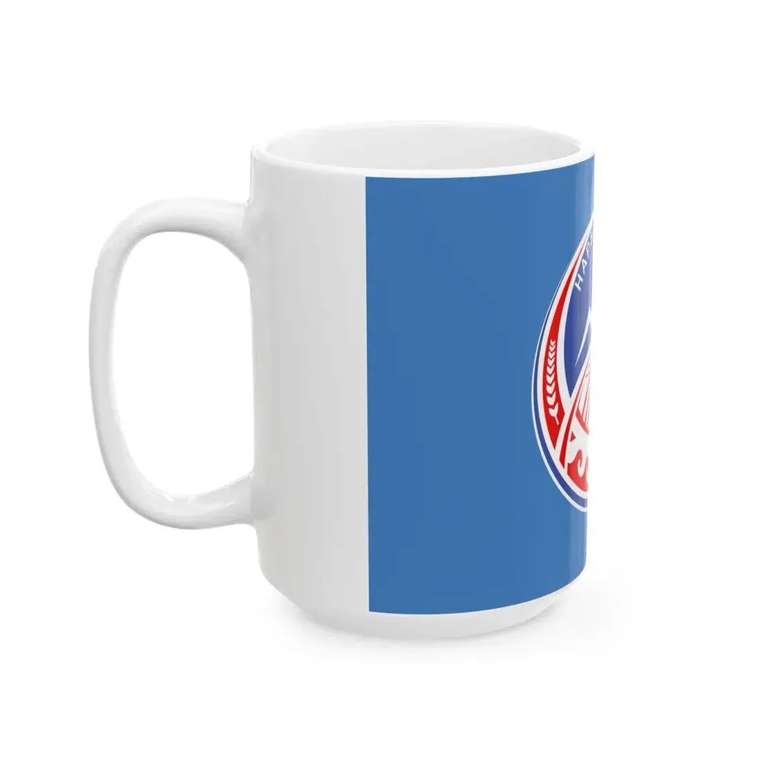 Naryn obl flag (Kyrgyzstan) White Coffee Mug - Go Mug Yourself