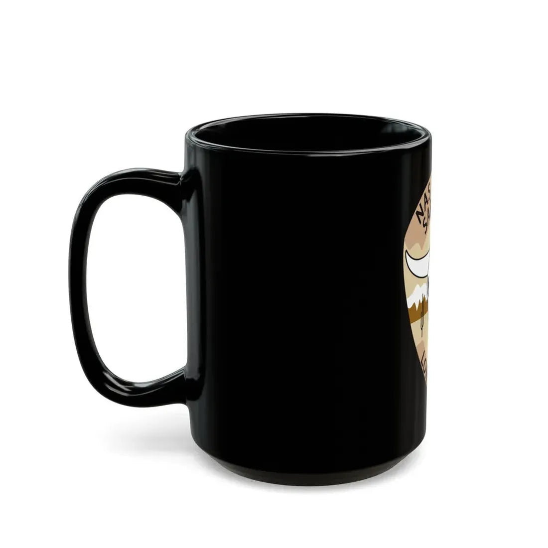 NAS Fallon SAR Longhorns (U.S. Navy) Black Coffee Mug - Go Mug Yourself