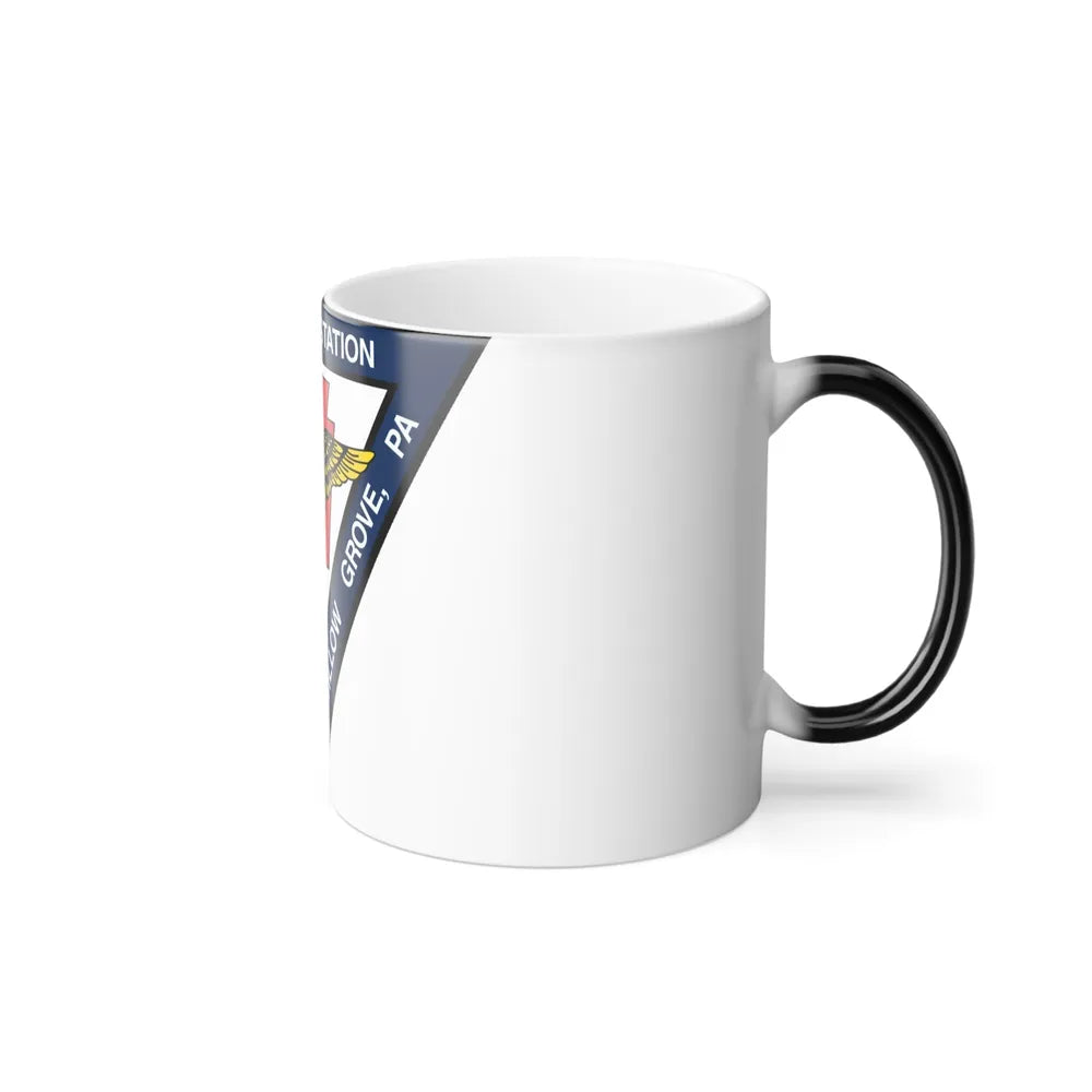 NAS Willow Grove Joint Reserve Base JRB (U.S. Navy) Color Changing Mug 11oz-Go Mug Yourself