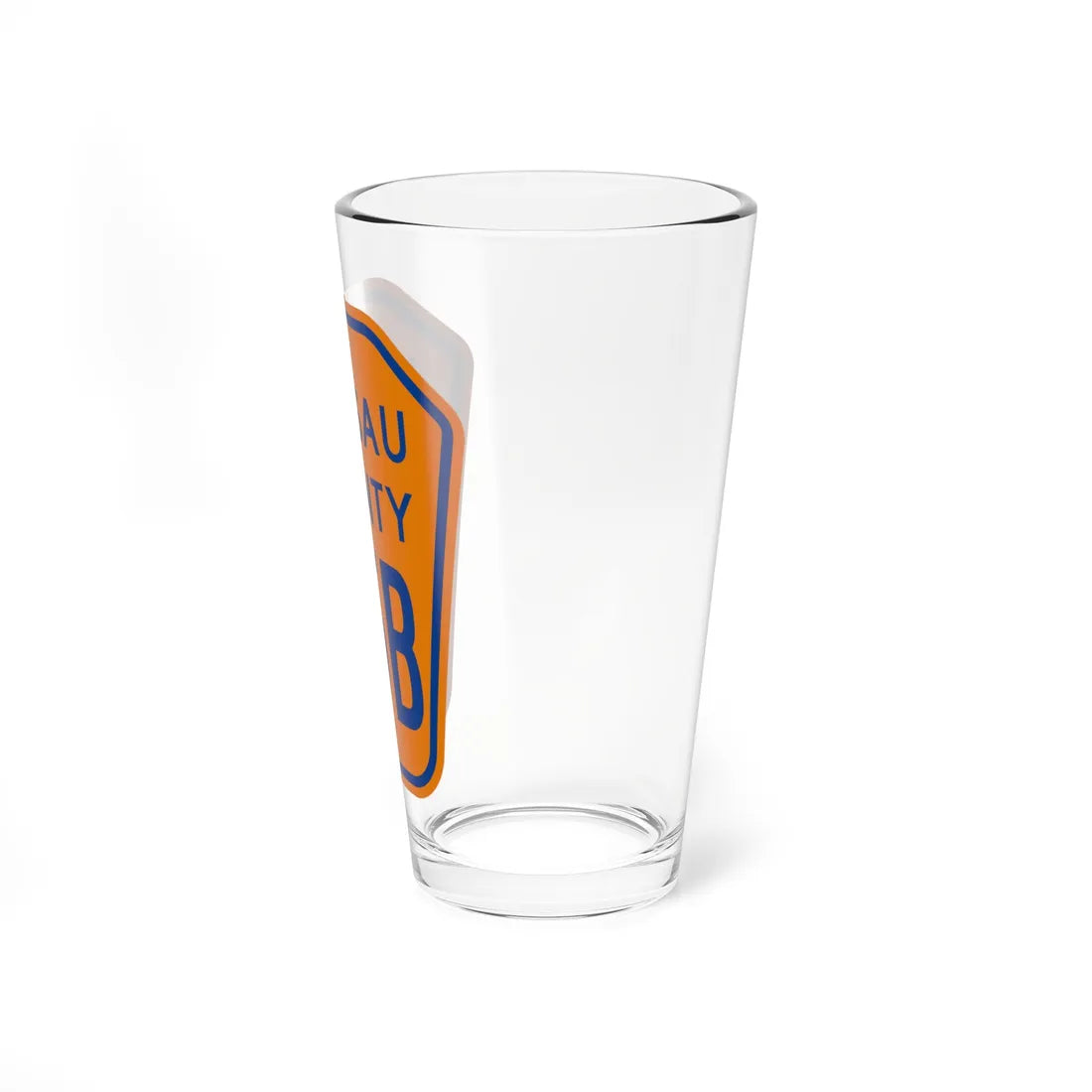 Nassau County 25B NY (New York) (Road Sign) Pint Glass 16oz - Go Mug Yourself