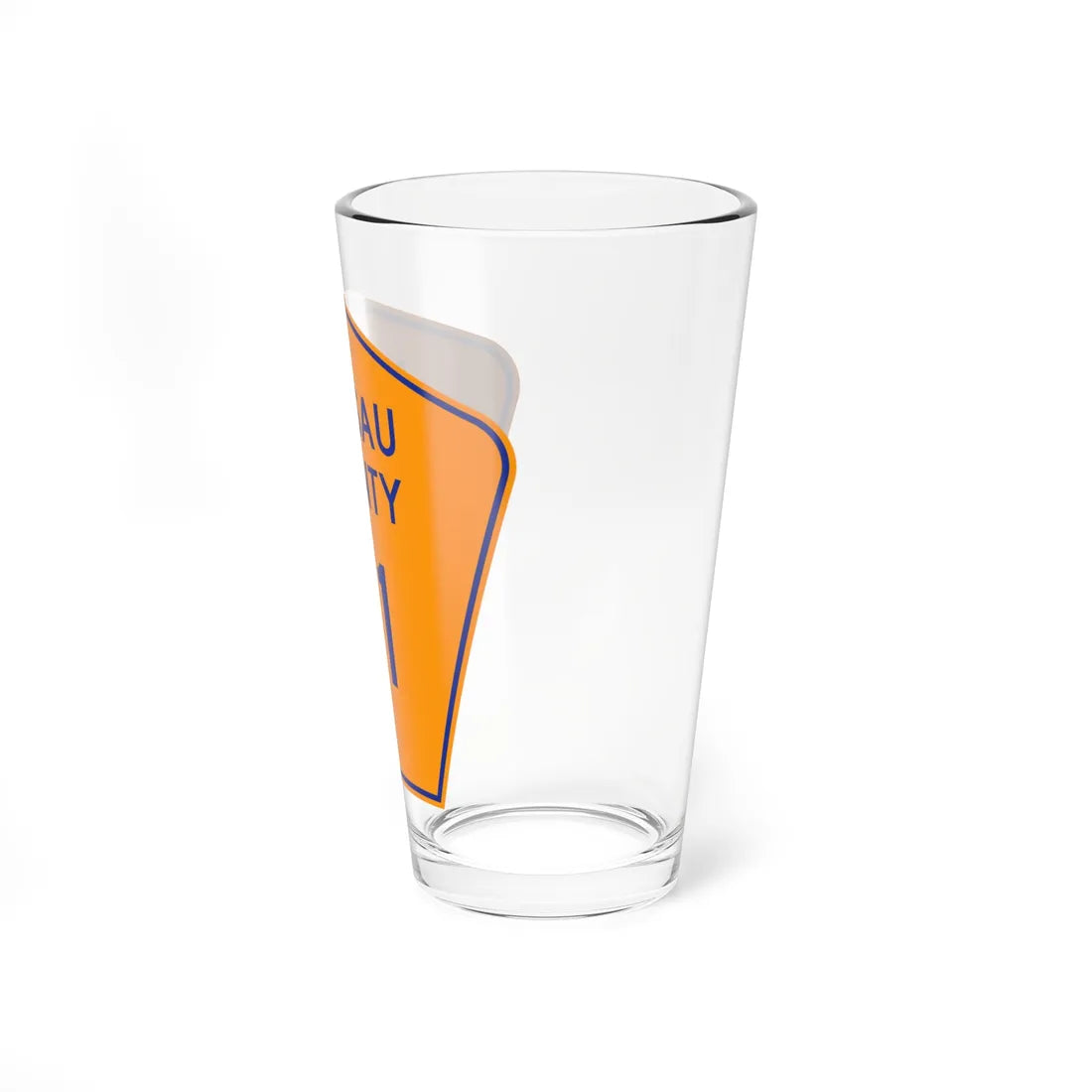 Nassau County 71 NY (New York) (Road Sign) Pint Glass 16oz - Go Mug Yourself