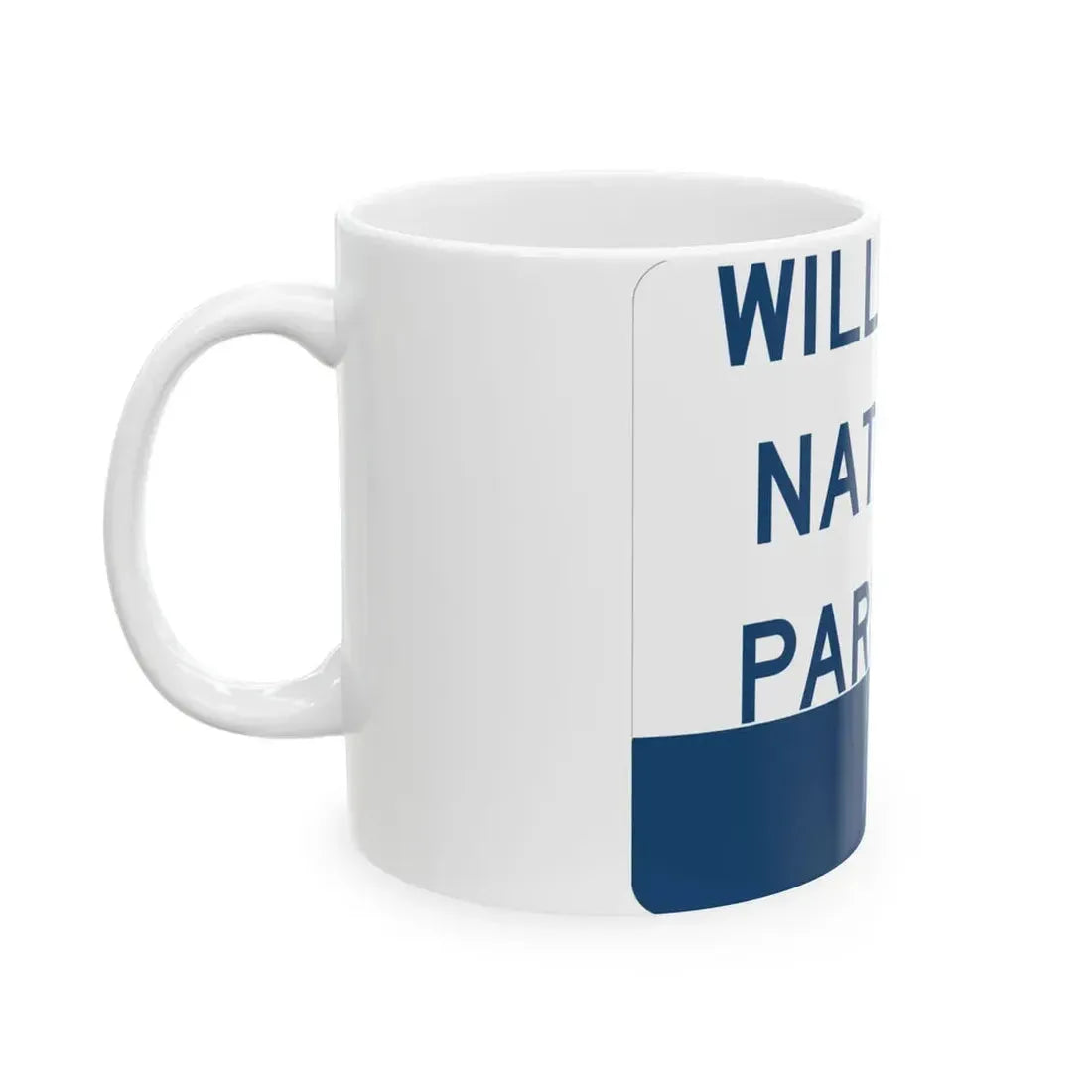 Natcher Parkway (Kentucky) (Road Sign) White Coffee Mug - Go Mug Yourself