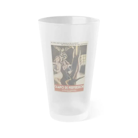 NATHALIE ESCAPE FROM HELL 1978 Movie Poster - Frosted Pint Glass 16oz 16oz Frosted - Go Mug Yourself