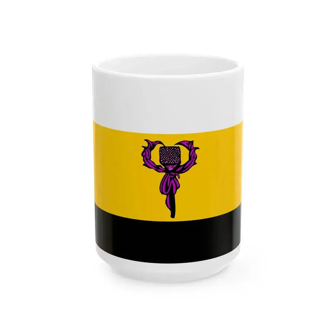 Nation of Hawaii-Hawaii Independence Movement Flag v2 (United States) White Coffee Mug 15oz - Go Mug Yourself
