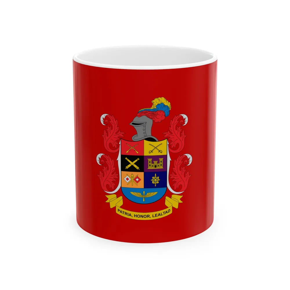 National Army of Colombia flag (Colombia) White Coffee Mug 11oz - Go Mug Yourself