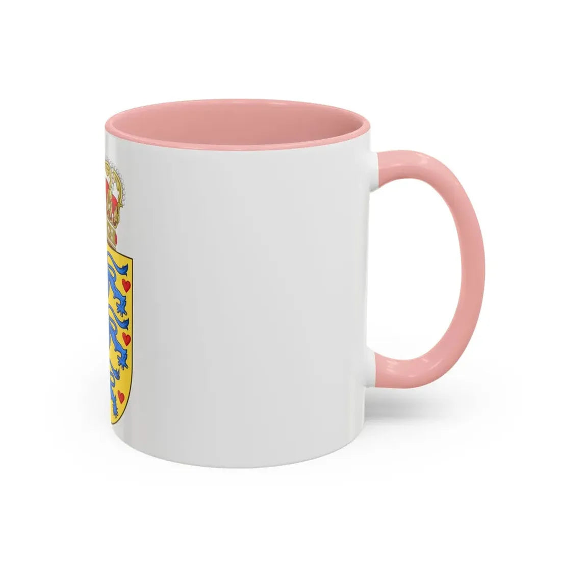 National Coat of arms of Denmark - Accent Coffee Mug - Go Mug Yourself