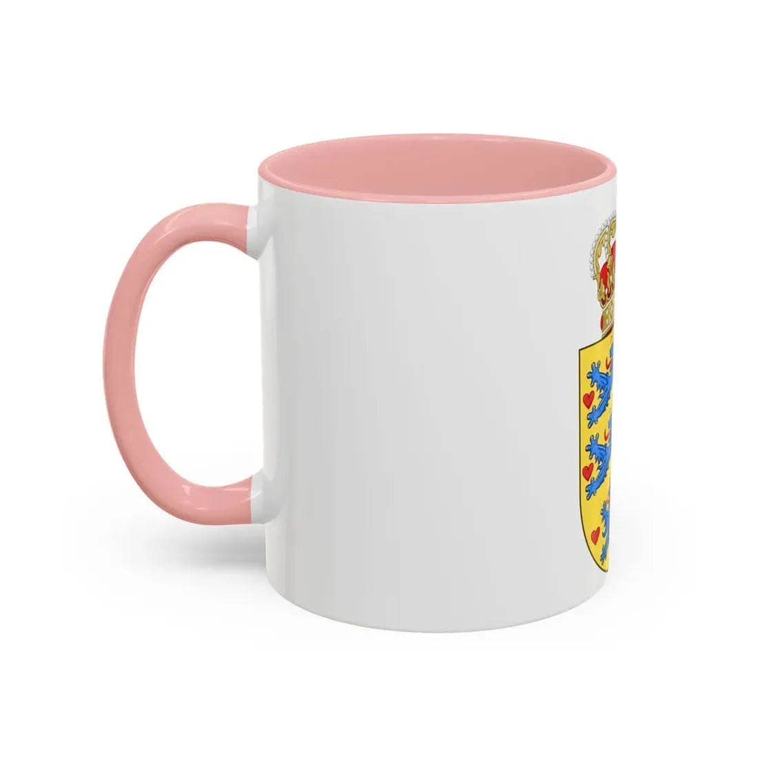 National Coat of arms of Denmark - Accent Coffee Mug - Go Mug Yourself