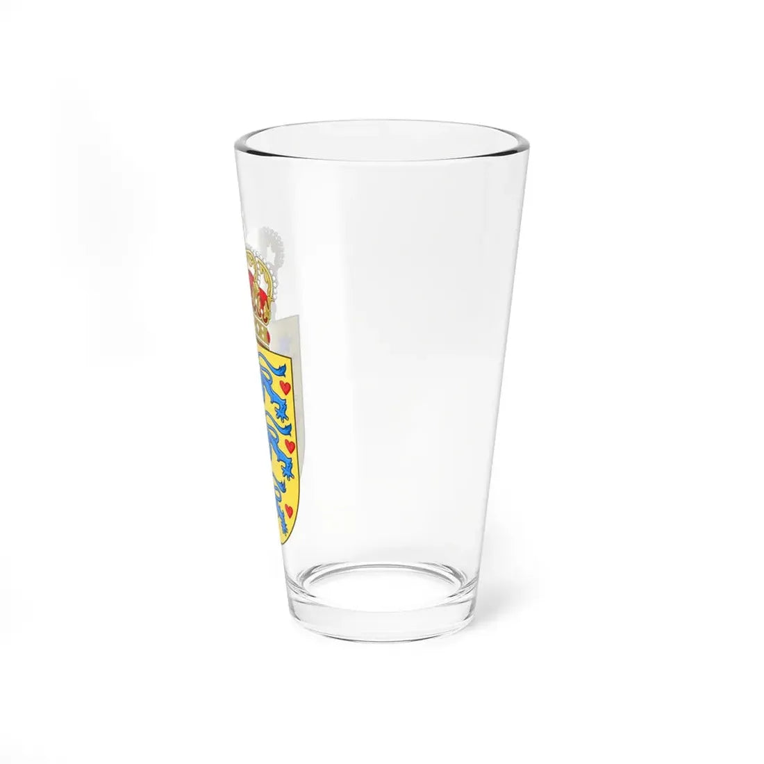 National Coat of arms of Denmark - Pint Glass 16oz - Go Mug Yourself