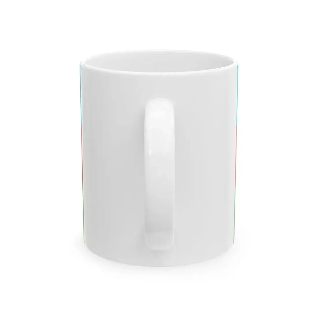 National flag of Azerbaijan (Azerbaijan) White Coffee Mug - Go Mug Yourself