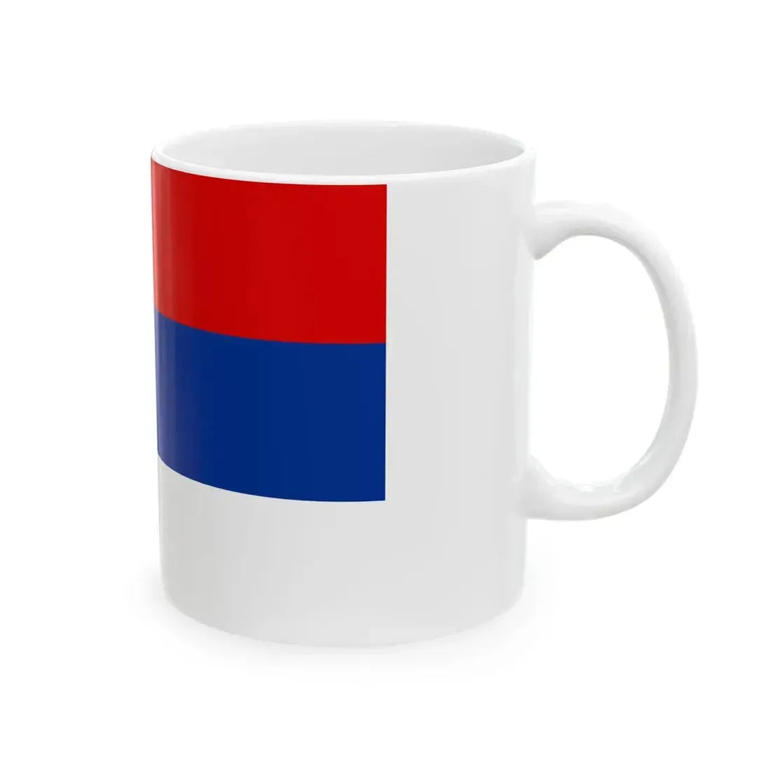 National Flag of Serbia (Serbia) White Coffee Mug - Go Mug Yourself