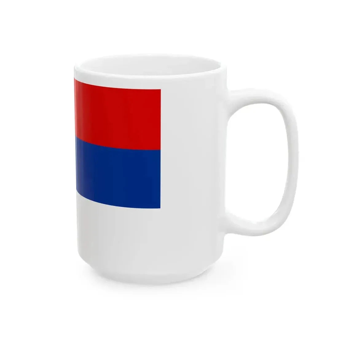 National Flag of Serbia (Serbia) White Coffee Mug - Go Mug Yourself