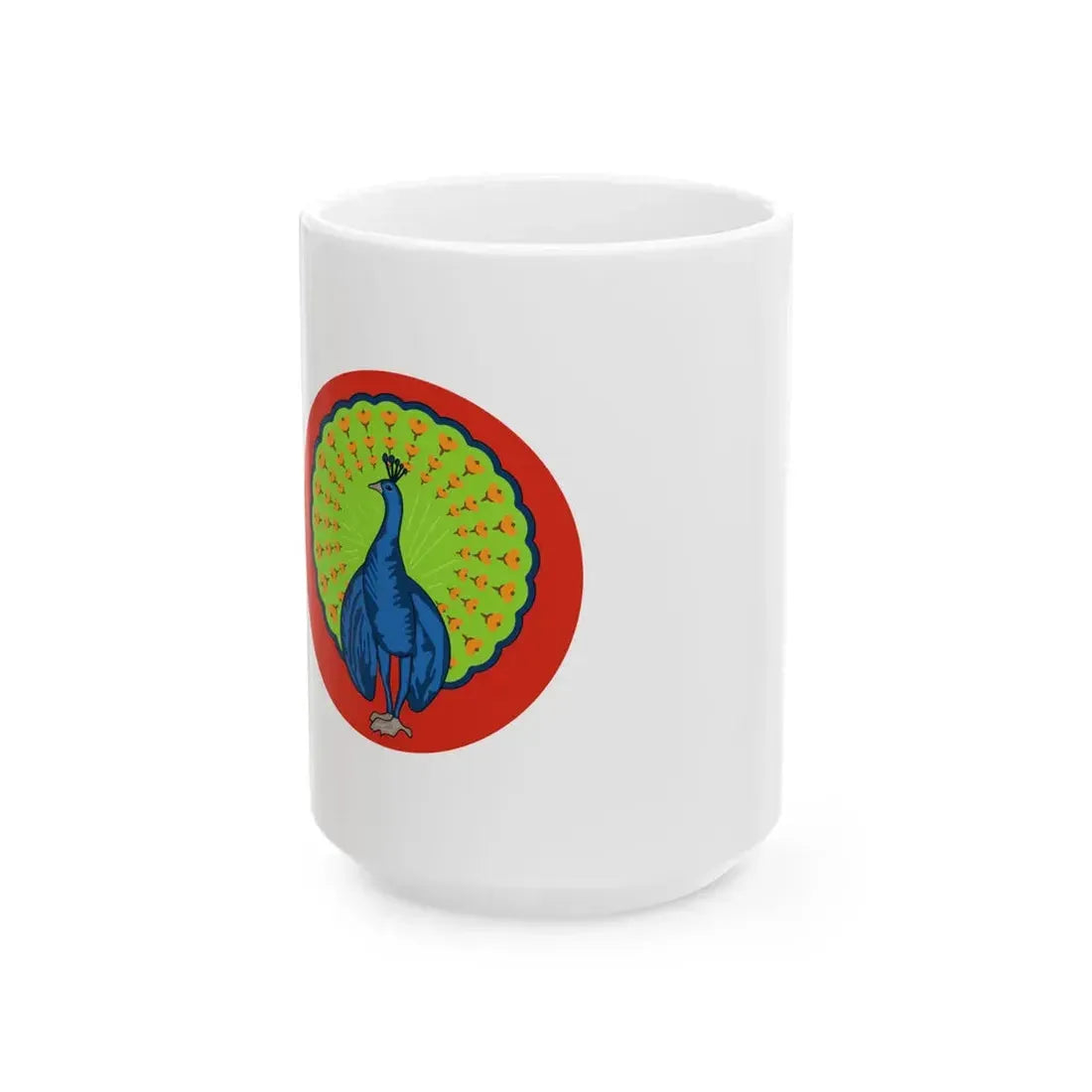 National flag of the Konbaung Empire (Myanmar) White Coffee Mug 15oz - Go Mug Yourself