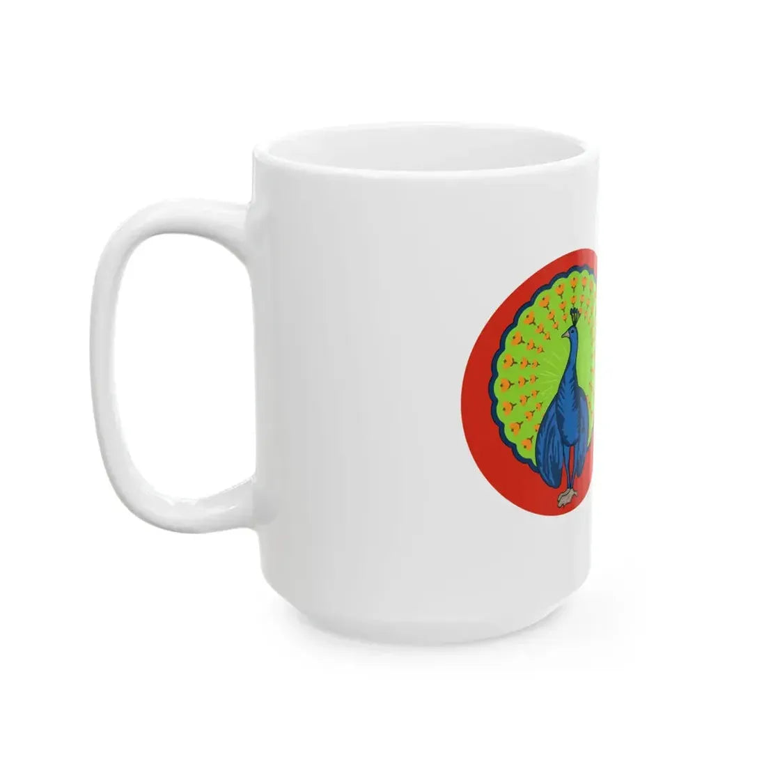 National flag of the Konbaung Empire (Myanmar) White Coffee Mug - Go Mug Yourself