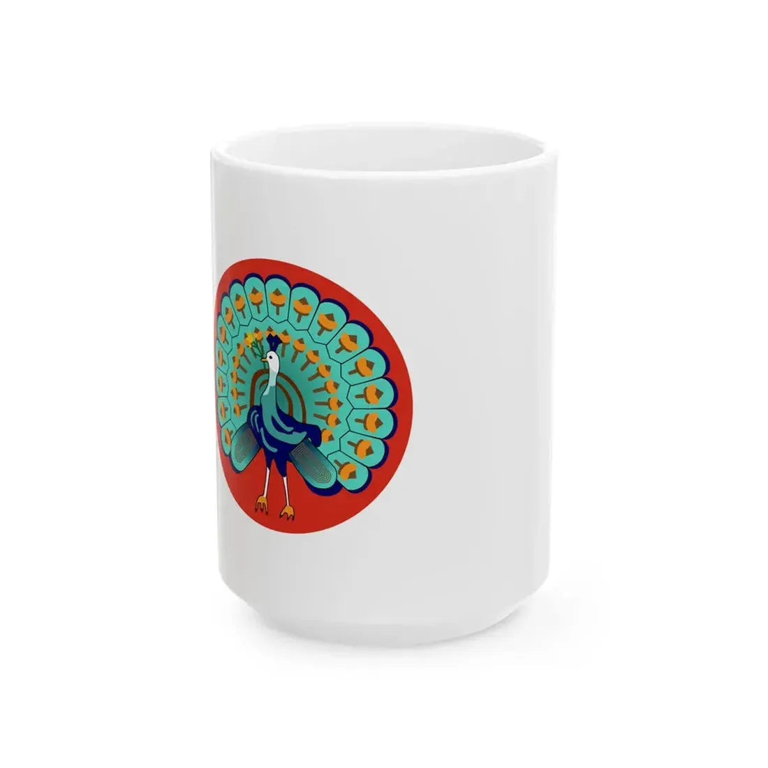 National flag of Third Burmese Empire Konbaung Dynasty (Myanmar) White Coffee Mug 15oz - Go Mug Yourself