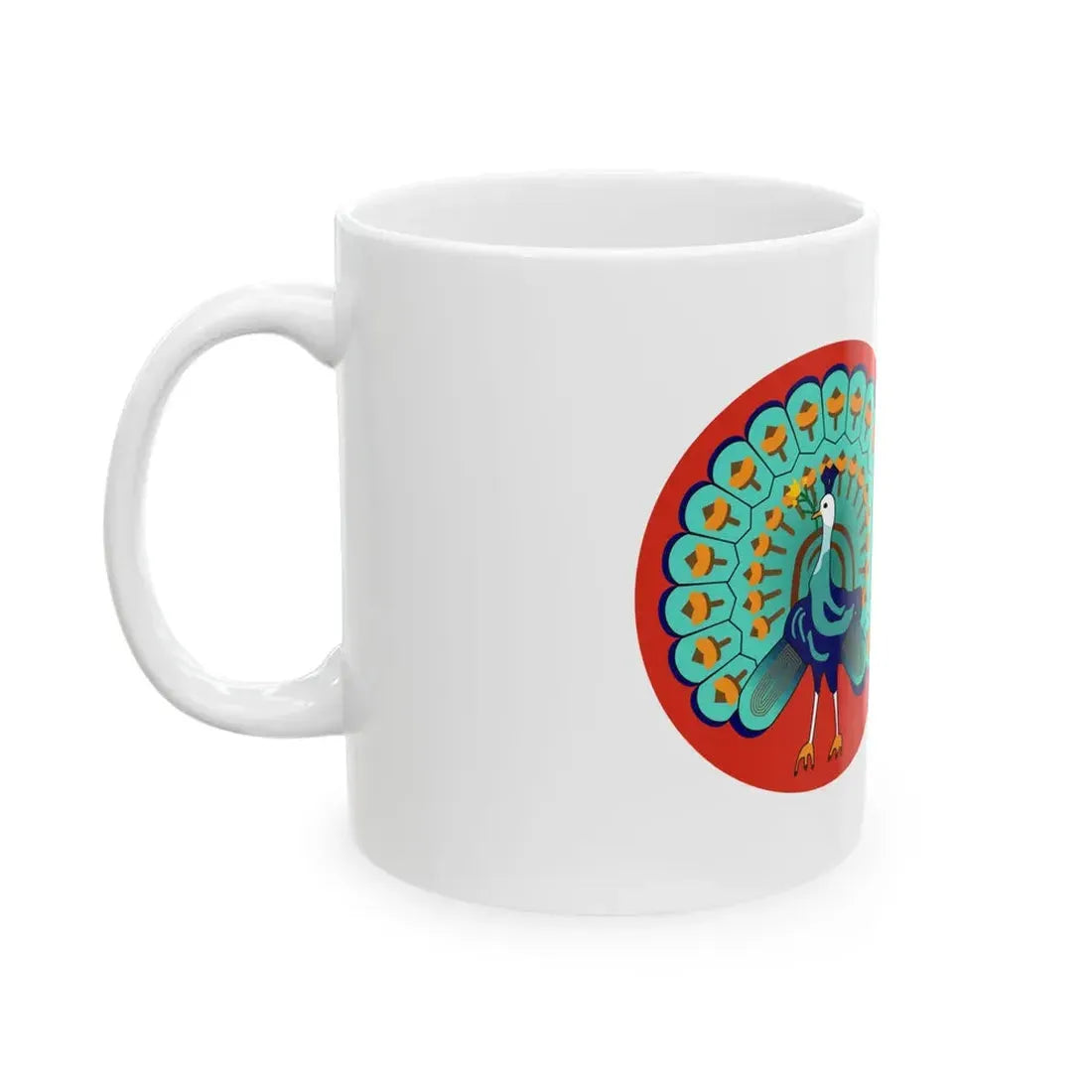 National flag of Third Burmese Empire Konbaung Dynasty (Myanmar) White Coffee Mug - Go Mug Yourself