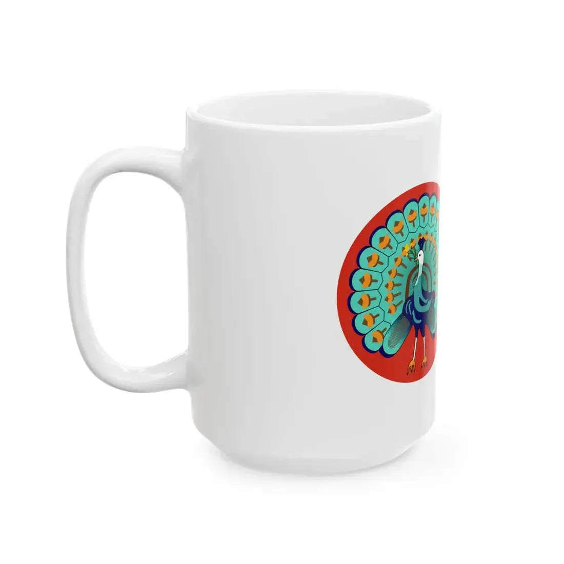 National flag of Third Burmese Empire Konbaung Dynasty (Myanmar) White Coffee Mug - Go Mug Yourself