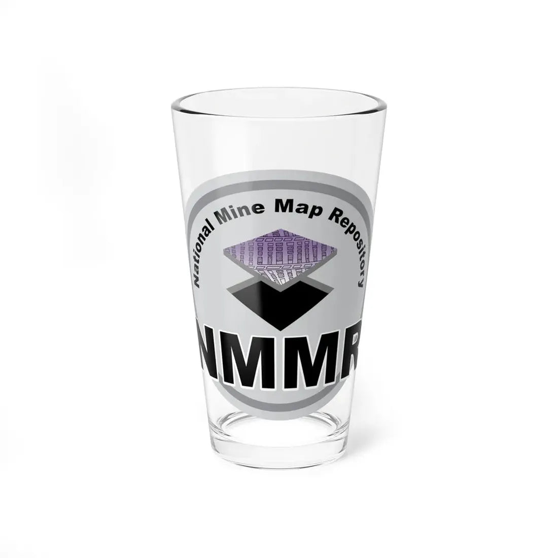 National Mine Map Repository - Pint Glass 16oz 16oz - Go Mug Yourself